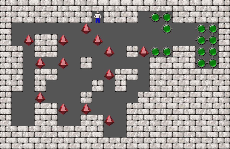 Сокобан More Bugs collections уровень 731